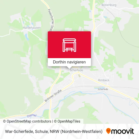 War-Scherfede, Schule Karte