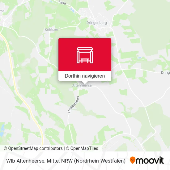 Wlb-Altenheerse, Mitte Karte