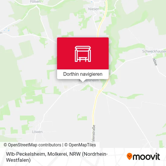 Wlb-Peckelsheim, Molkerei Karte