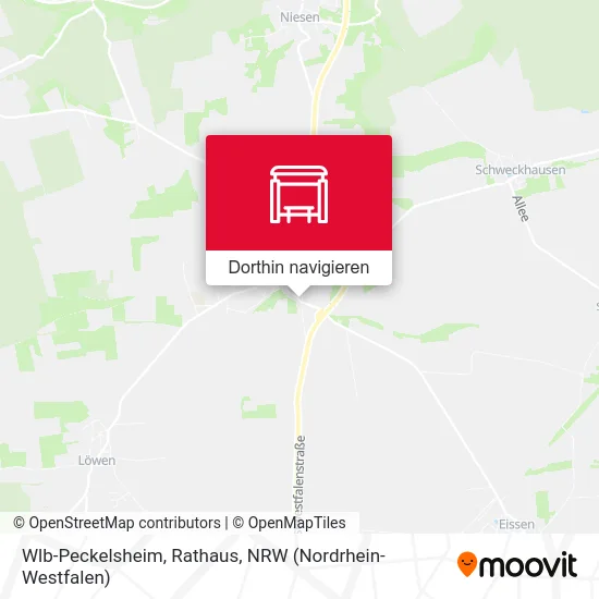 Wlb-Peckelsheim, Rathaus Karte