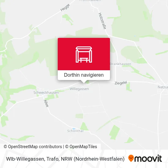 Wlb-Willegassen, Trafo Karte