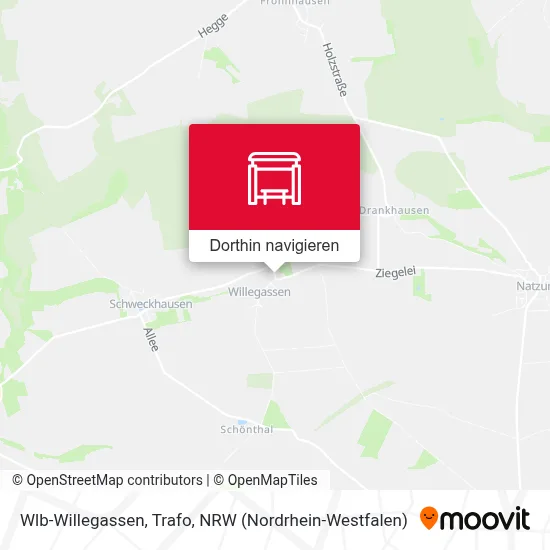 Wlb-Willegassen, Trafo Karte