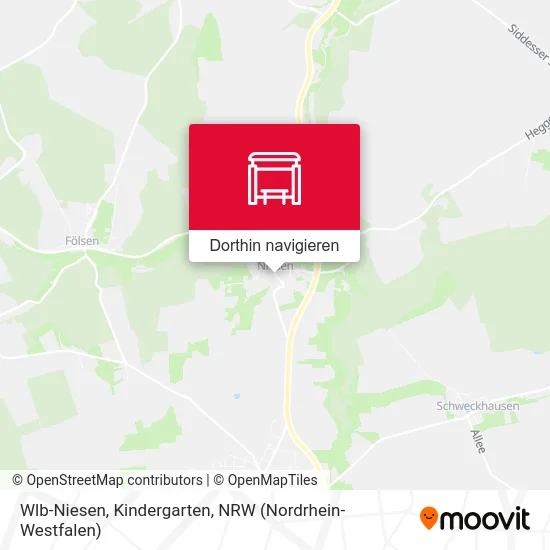 Wlb-Niesen, Kindergarten Karte