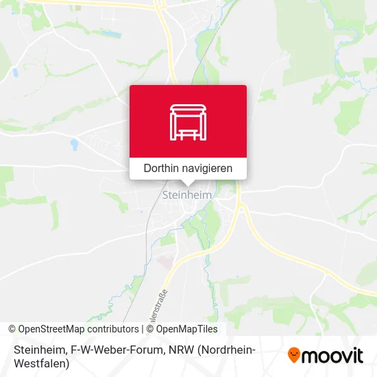 Steinheim, F-W-Weber-Forum Karte