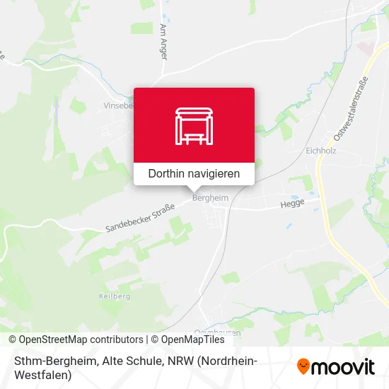 Sthm-Bergheim, Alte Schule Karte