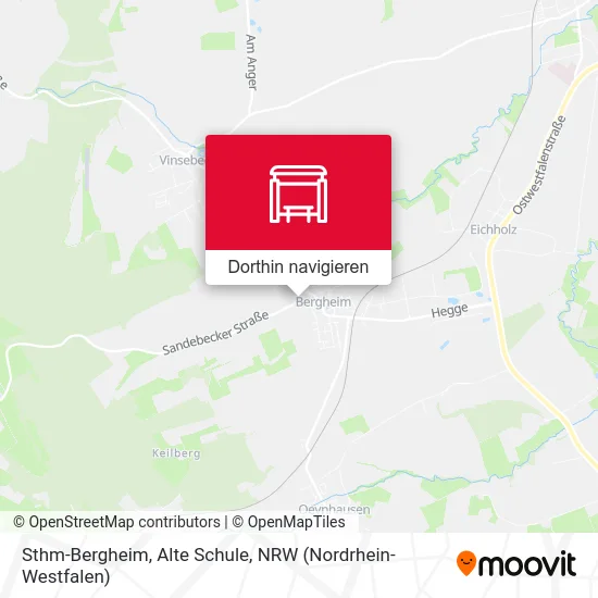 Sthm-Bergheim, Alte Schule Karte