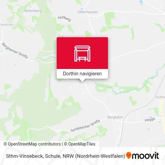 Sthm-Vinsebeck, Schule Karte