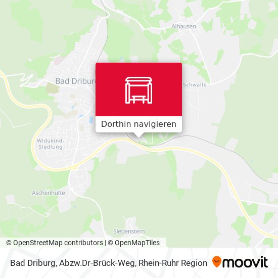 Bad Driburg, Abzw.Dr-Brück-Weg Karte