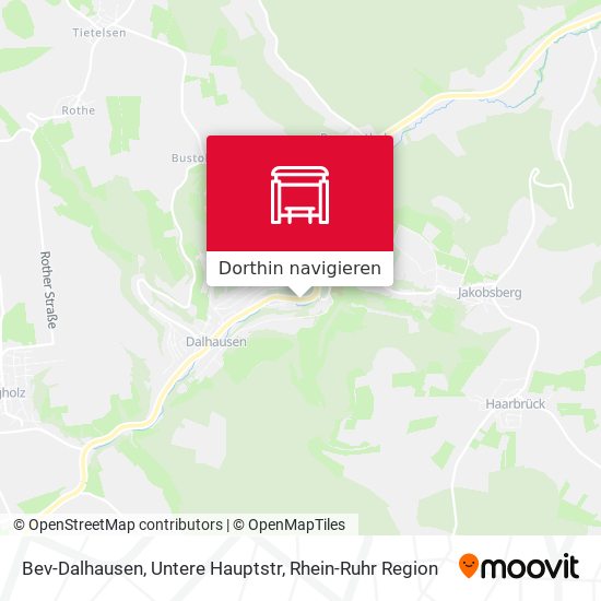 Bev-Dalhausen, Untere Hauptstr Karte