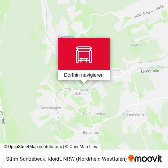 Sthm-Sandebeck, Kloidt Karte