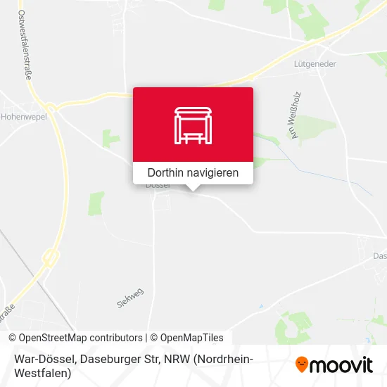 War-Dössel, Daseburger Str Karte