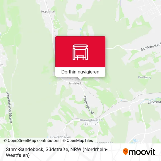 Sthm-Sandebeck, Südstraße Karte