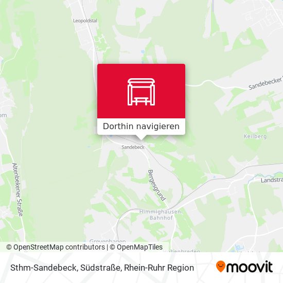 Sthm-Sandebeck, Südstraße Karte