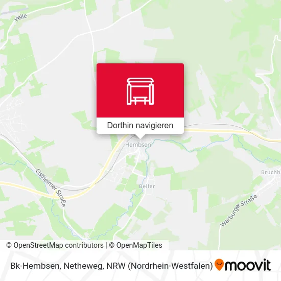 Bk-Hembsen, Netheweg Karte