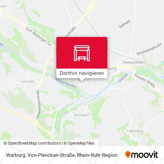 Warburg, Von-Plencken-Straße Karte