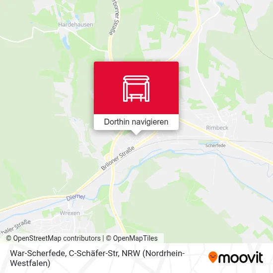 War-Scherfede, C-Schäfer-Str Karte