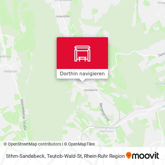 Sthm-Sandebeck, Teutob-Wald-St Karte