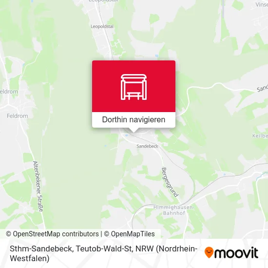 Sthm-Sandebeck, Teutob-Wald-St Karte