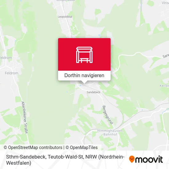 Sthm-Sandebeck, Teutob-Wald-St Karte