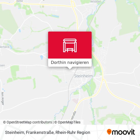 Steinheim, Frankenstraße Karte