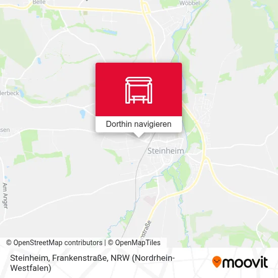 Steinheim, Frankenstraße Karte