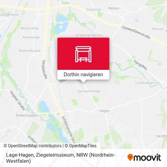 Lage-Hagen, Ziegeleimuseum Karte