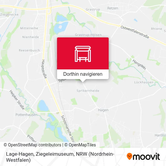 Lage-Hagen, Ziegeleimuseum Karte