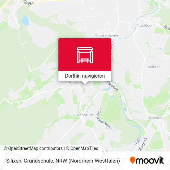 Silixen, Grundschule Karte