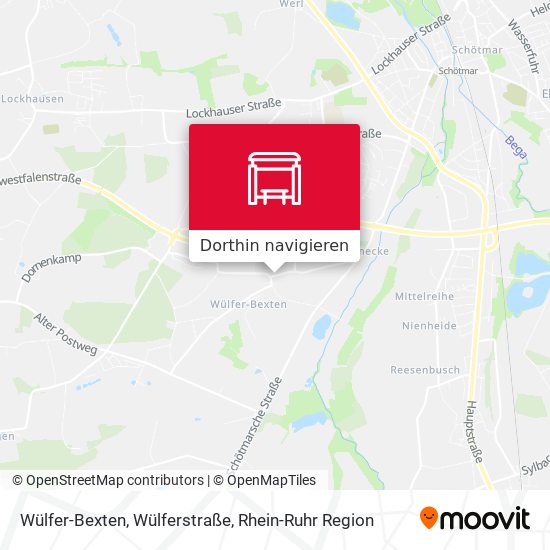 Wülfer-Bexten, Wülferstraße Karte
