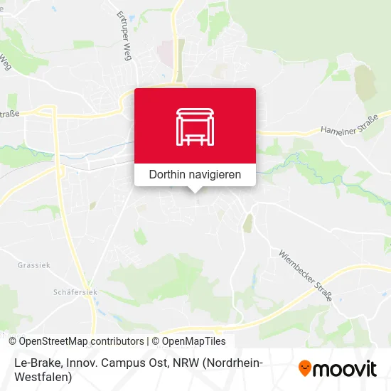 Le-Brake, Innov. Campus Ost Karte