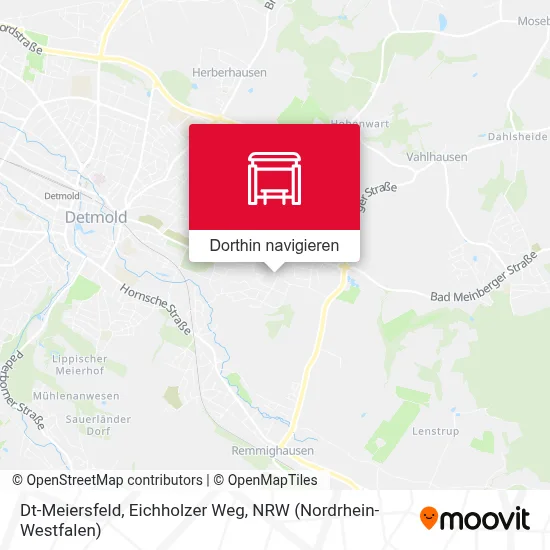 Dt-Meiersfeld, Eichholzer Weg Karte