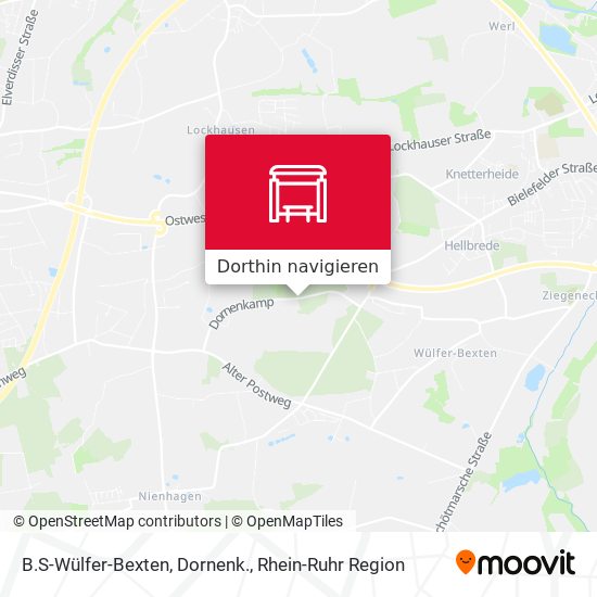 B.S-Wülfer-Bexten, Dornenk. Karte