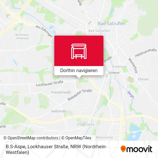 B.S-Aspe, Lockhauser Straße Karte