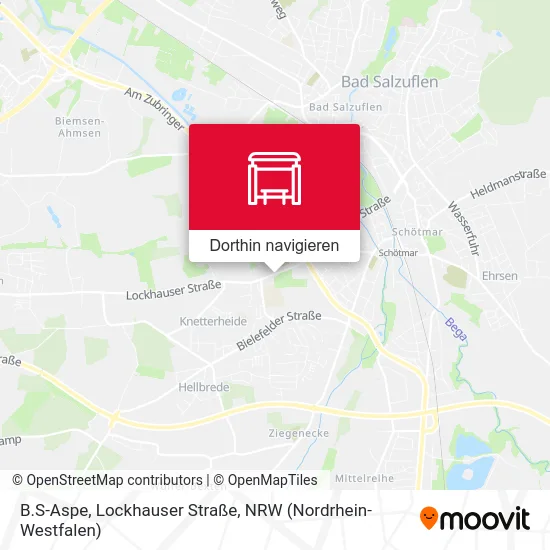 B.S-Aspe, Lockhauser Straße Karte