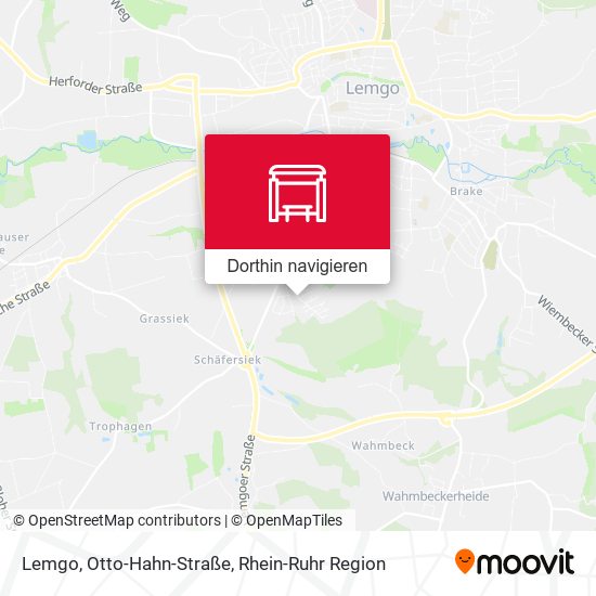 Lemgo, Otto-Hahn-Straße Karte