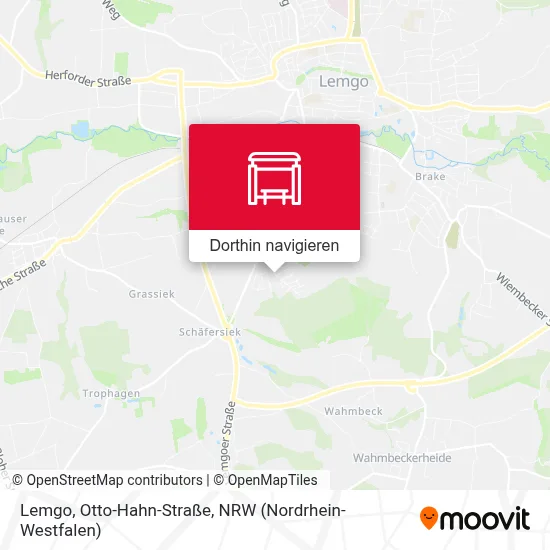 Lemgo, Otto-Hahn-Straße Karte