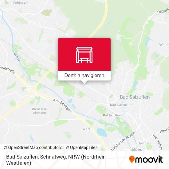 Bad Salzuflen, Schnatweg Karte