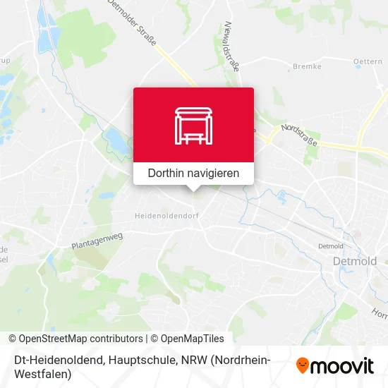 Dt-Heidenoldend, Hauptschule Karte