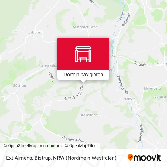 Ext-Almena, Bistrup Karte