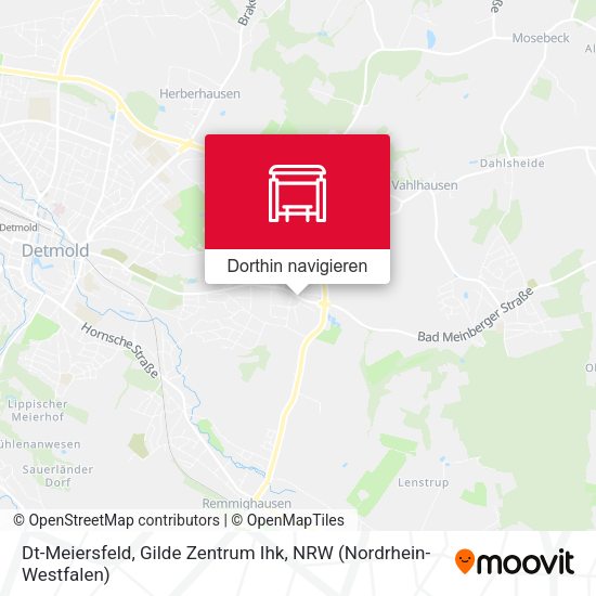Dt-Meiersfeld, Gilde Zentrum Ihk Karte