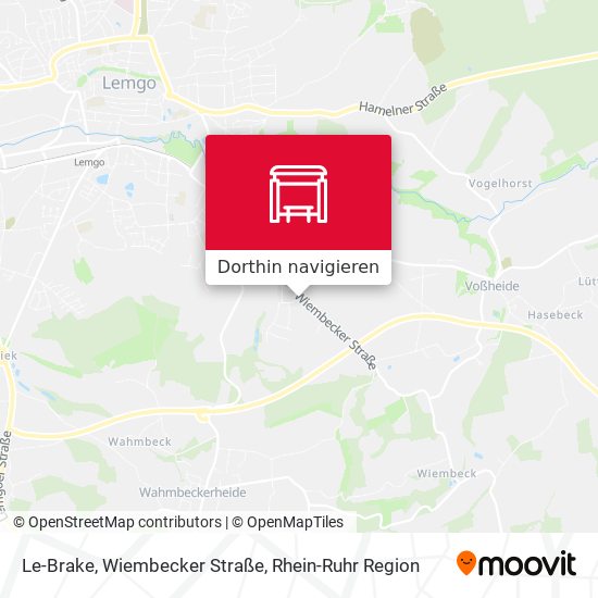 Le-Brake, Wiembecker Straße Karte