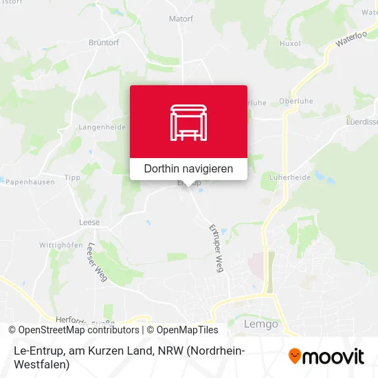 Le-Entrup, am Kurzen Land Karte