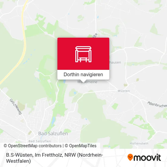 B.S-Wüsten, Im Frettholz Karte