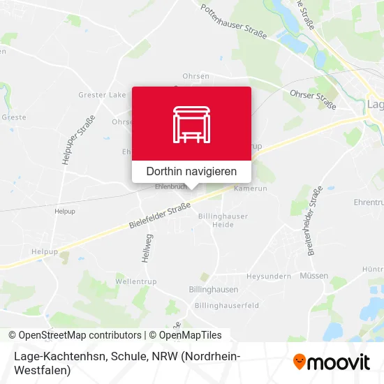 Lage-Kachtenhsn, Schule Karte