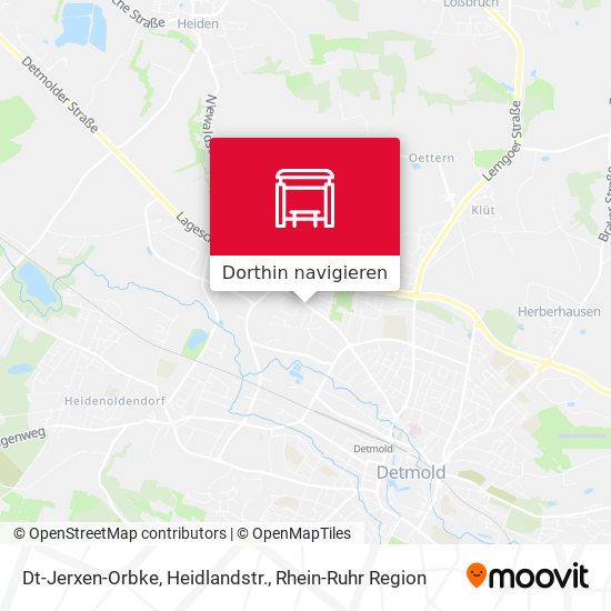 Dt-Jerxen-Orbke, Heidlandstr. Karte