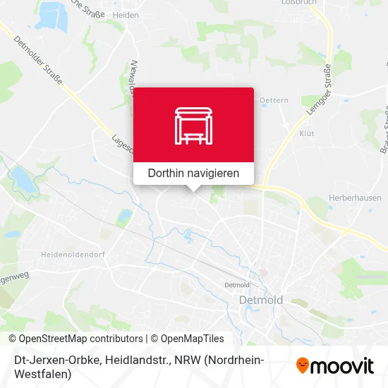 Dt-Jerxen-Orbke, Heidlandstr. Karte