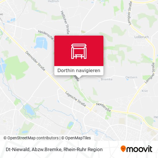 Dt-Niewald, Abzw.Bremke Karte
