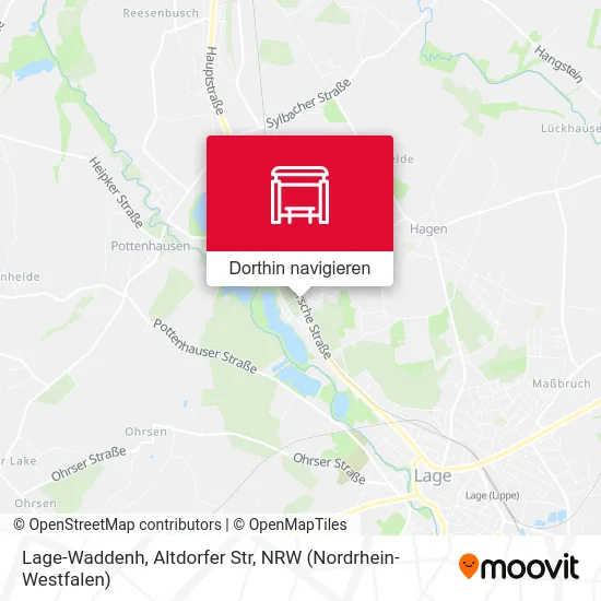 Lage-Waddenh, Altdorfer Str Karte