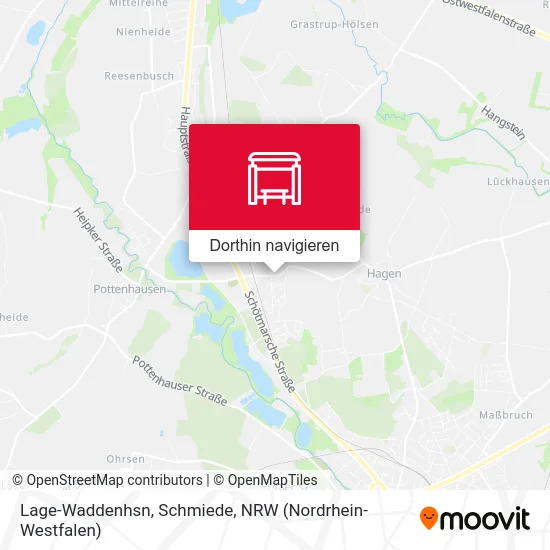 Lage-Waddenhsn, Schmiede Karte