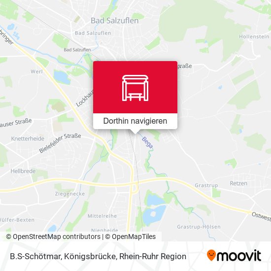 B.S-Schötmar, Königsbrücke Karte